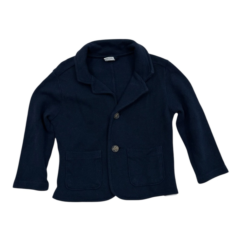 Baby Gap Blue Waffle Knit Navy Blue Jacket 2T